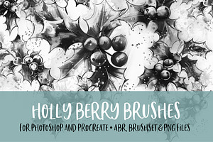 Holly Berry Brushes For PS/PRO