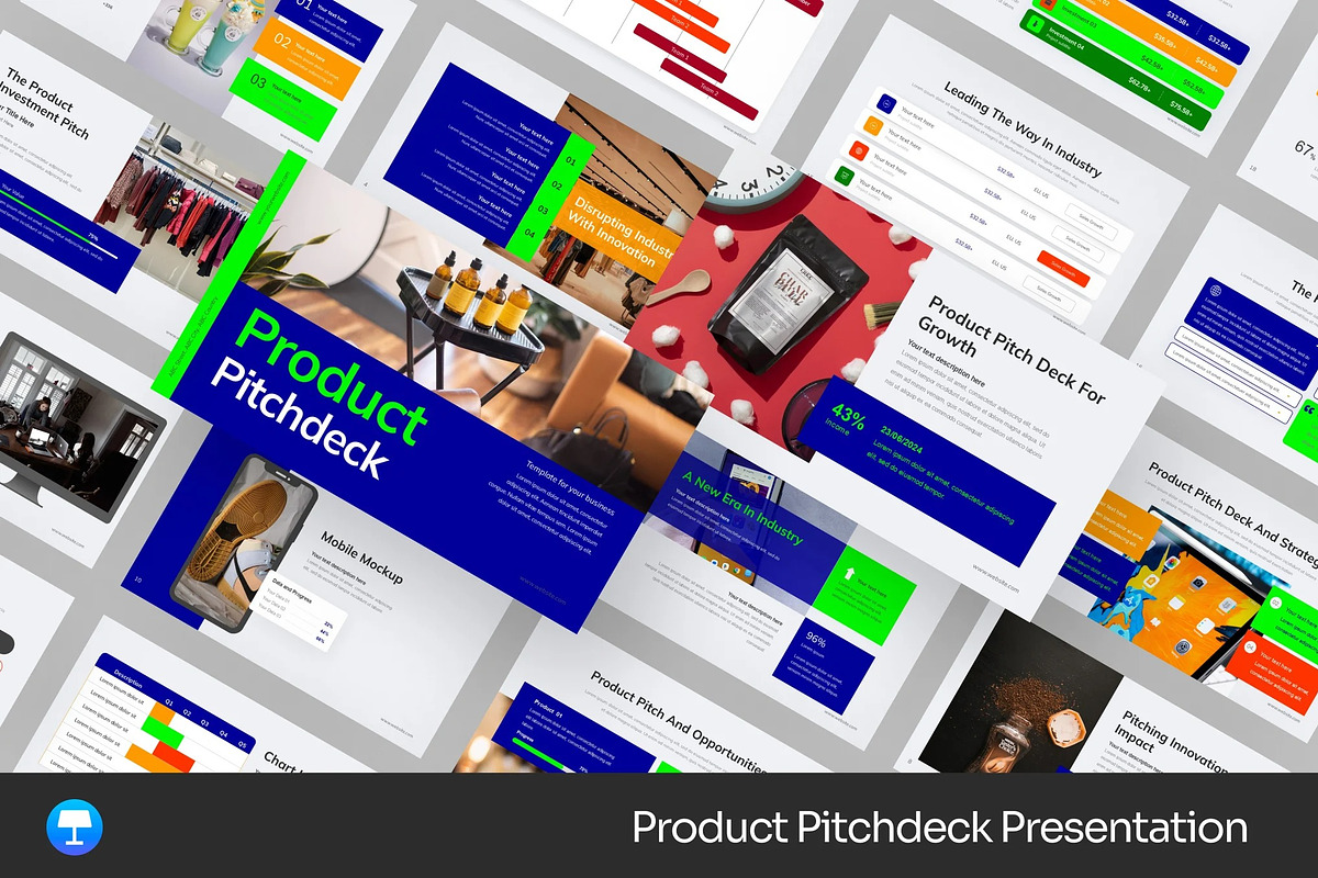 Product Pitch Deck Keynote