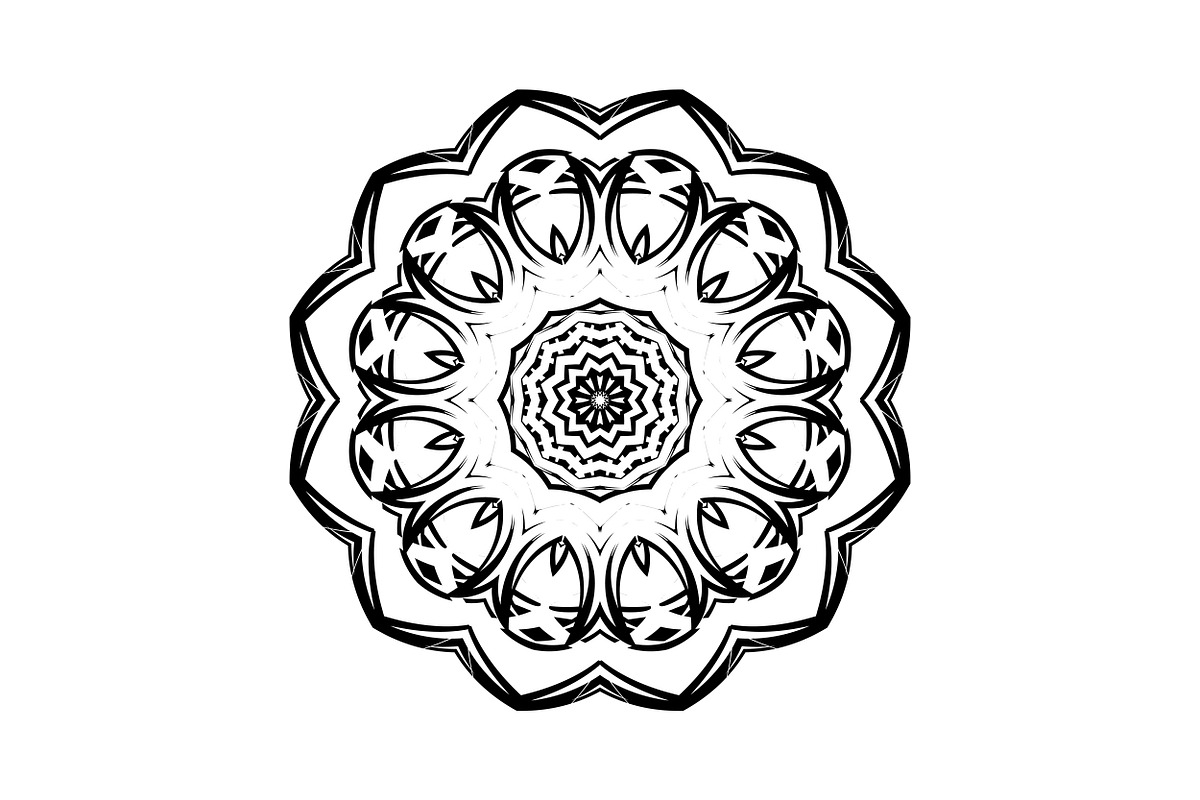 Premium Mandala Illustration Pack, a Decorative Illustration by NJ Himel (Photo 27 of 101)