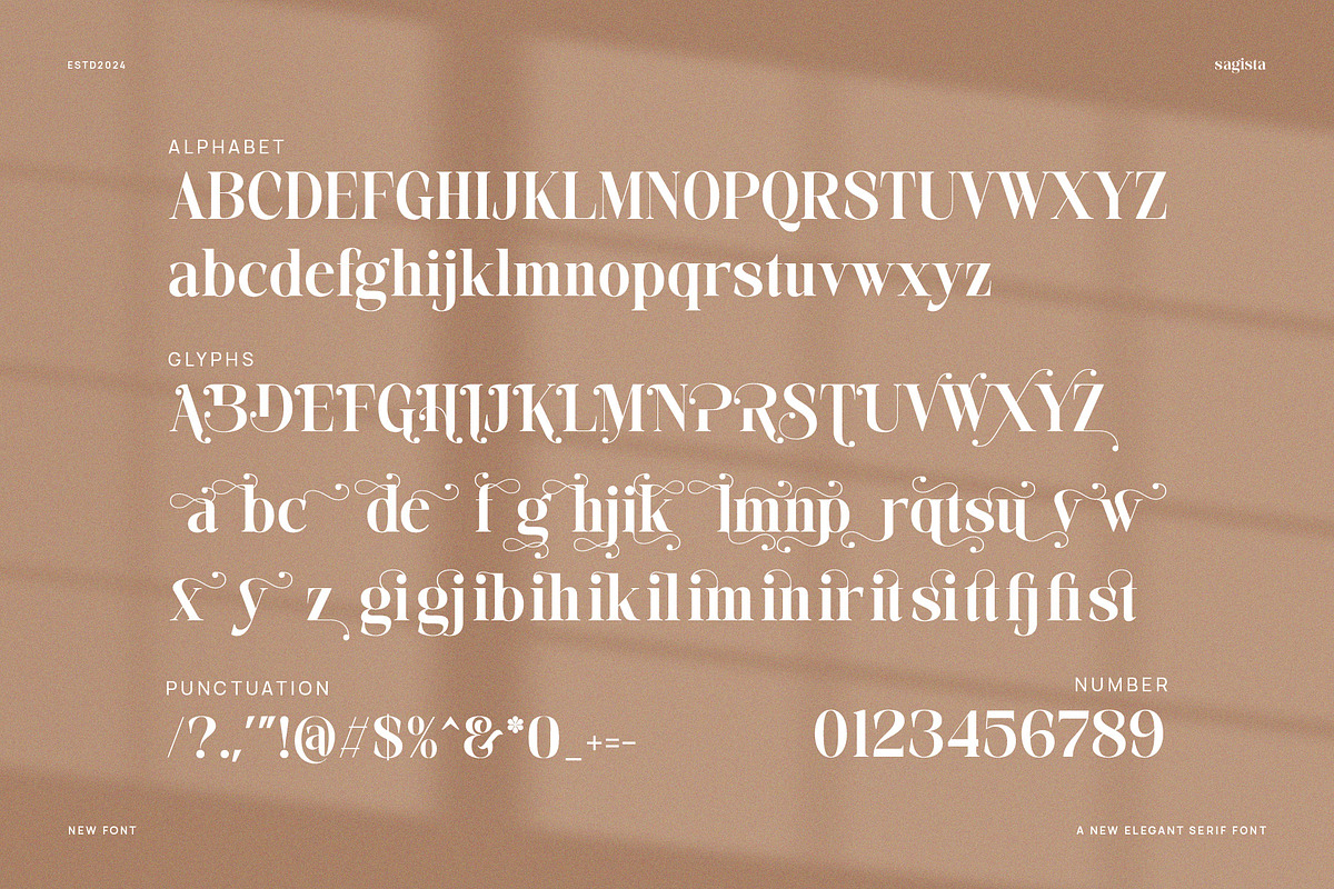 Sagista - Elegant Serif Font, a Serif Font by TypeLogue (Photo 5 of 5)