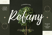 Refany Script Elegance Font, a Script Font by Catalystco Studio (Thumbnail 1 of 7)