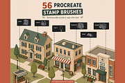 Procreate Isometric Map Creator, a Brush Add-On by PDknyStudio (Thumbnail 8 of 9)