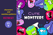 Color monsters big set, an Illustration by lidiya_zayac (Thumbnail 1 of 5)