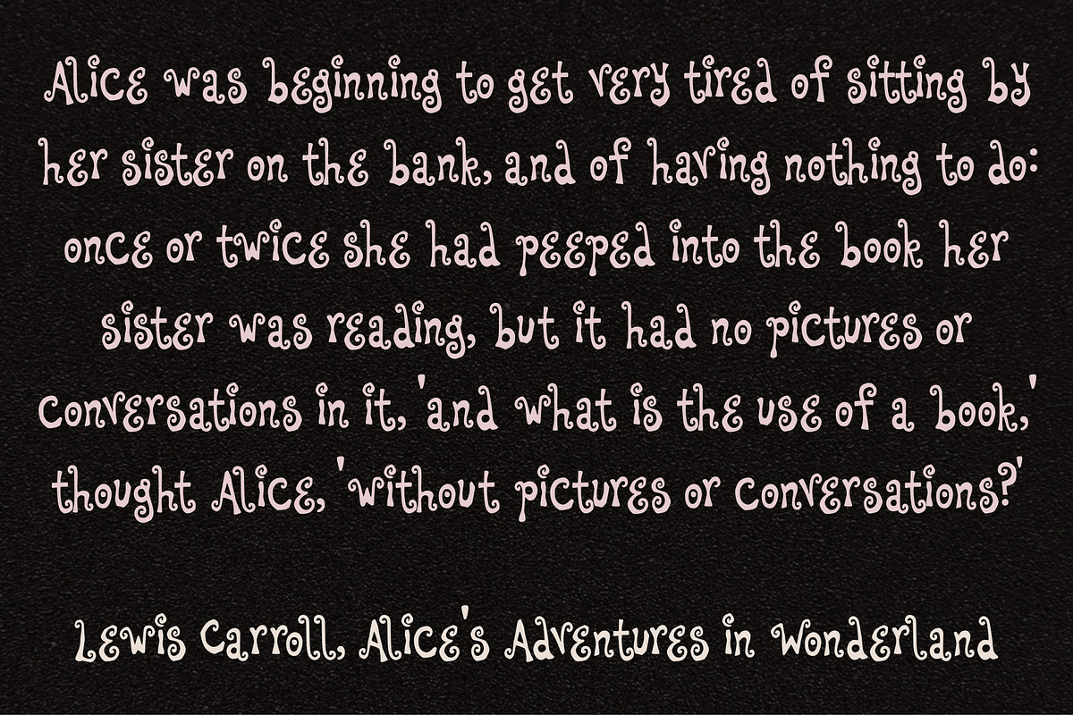 Ramblestruck Bouncy Display Font, a Handwritten Font by The October Creative (Photo 5 of 8)
