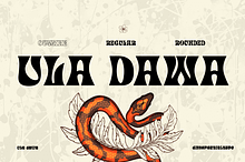 Ula Dawa - Display Font
