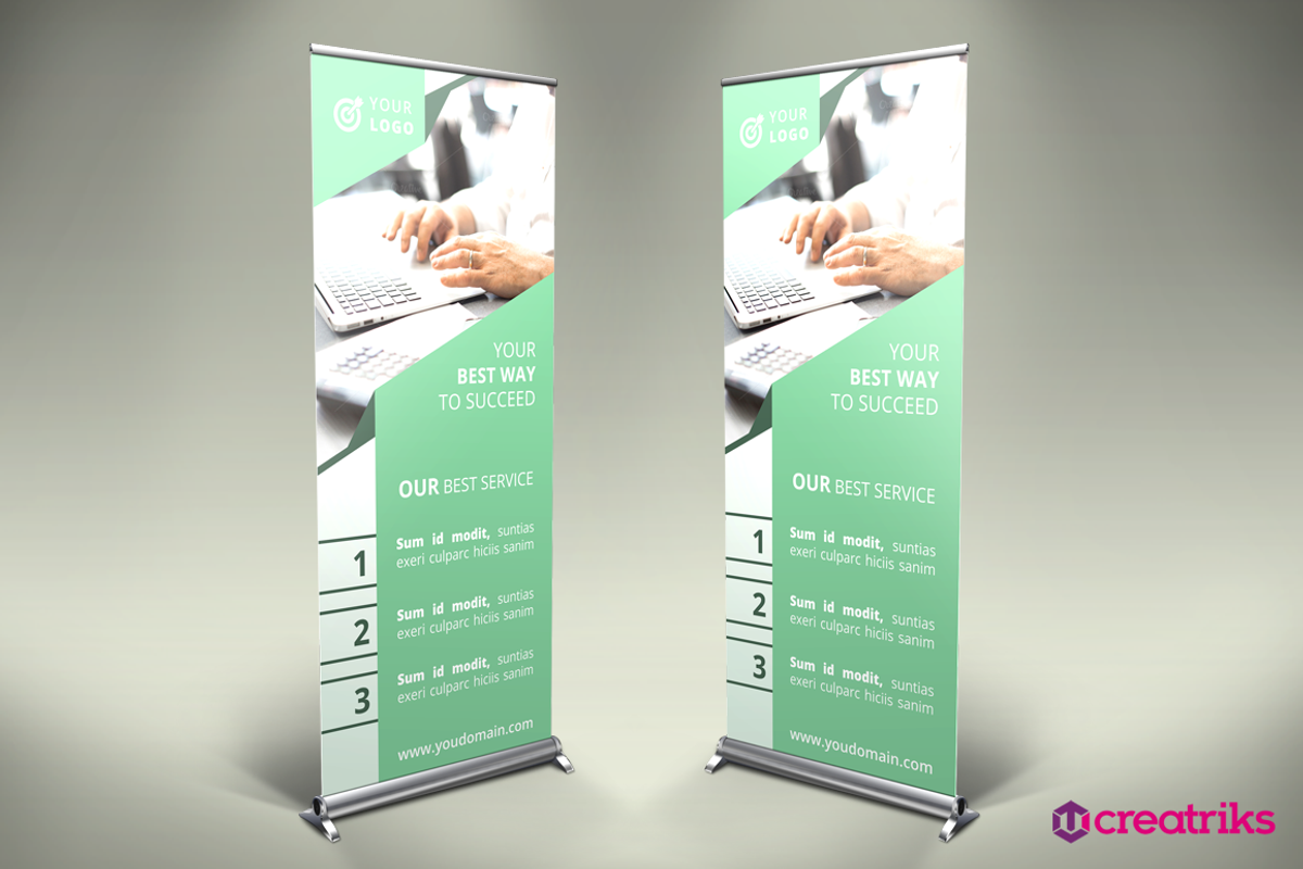 Finance Roll Up Banner - v034, a Flyer Template by Creatricks