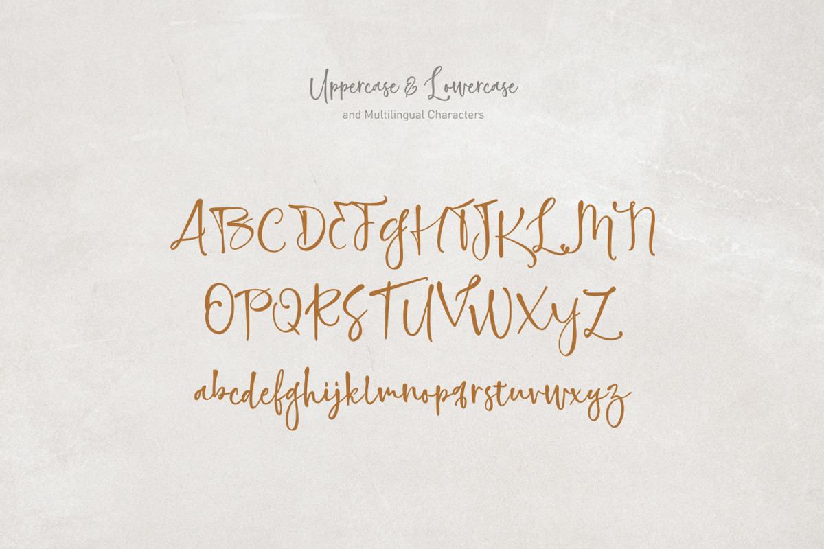 Highland Script +Extra, a Script Font by Areatype (Photo 9 of 10)