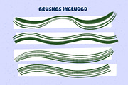 Procreate Rake Texture Brushes 21x, a Brush Add-On by Esther Nariyoshi (Thumbnail 5 of 9)