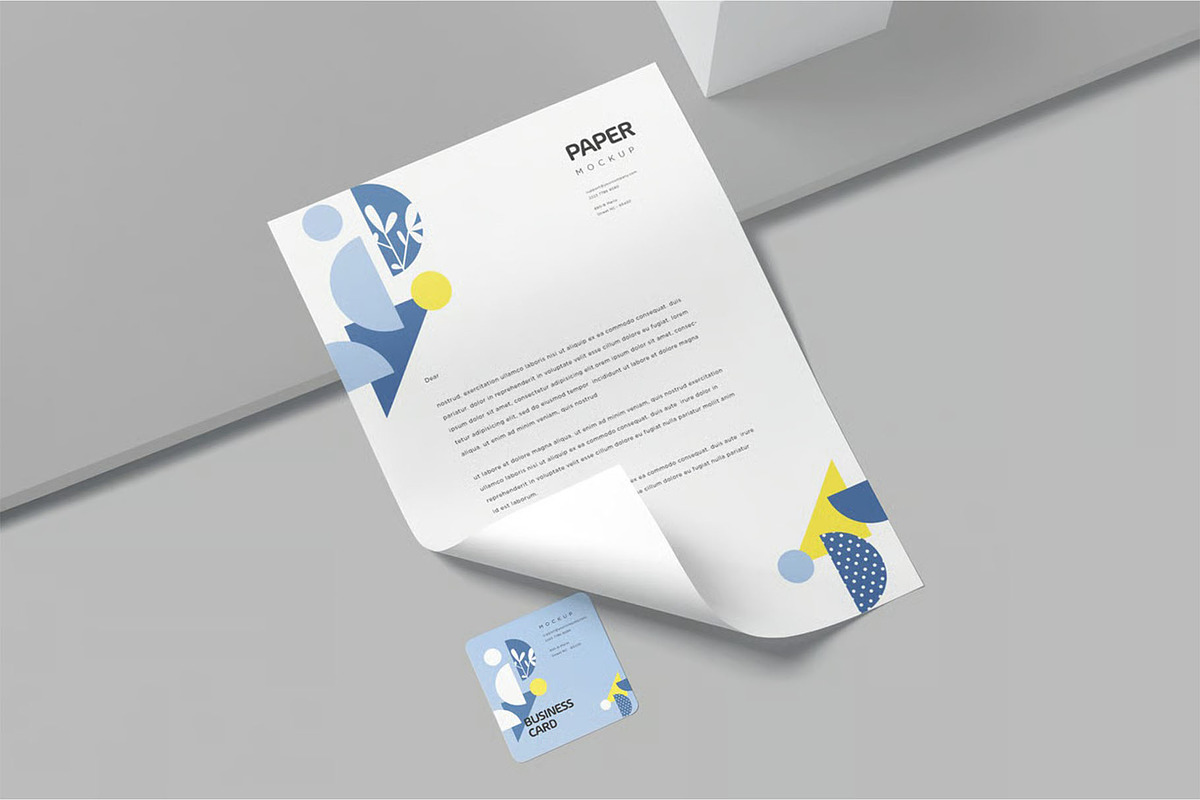 Stationery Branding Mockups, an Advertising Mockup by megostudi0 (Photo 4 of 9)