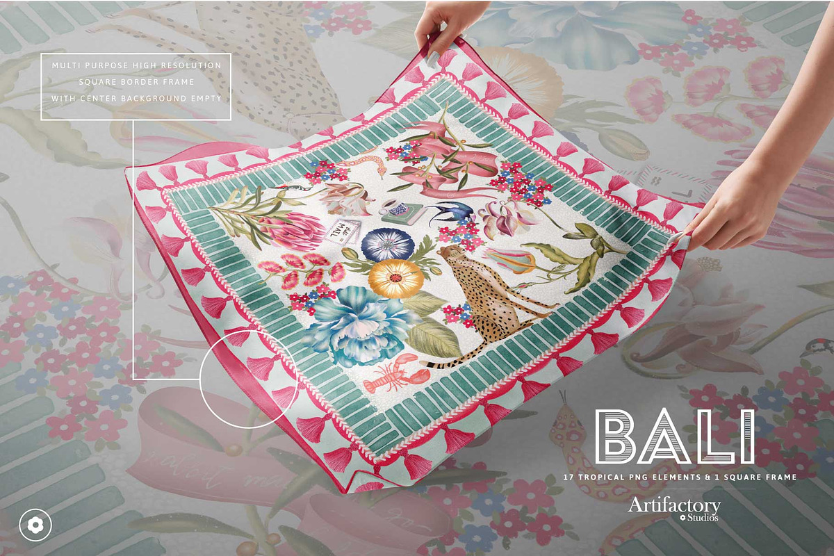 Bali PNG Element Bundle, an Animal Illustration by Artifactory Studios (Photo 3 of 7)