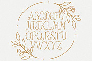 Handwritten monogram font, a Handwritten Font by MaxArt Foundry (Thumbnail 5 of 5)