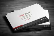 YouTube Style Business Card, a Business Card Template by Saman Osama (Thumbnail 5 of 6)