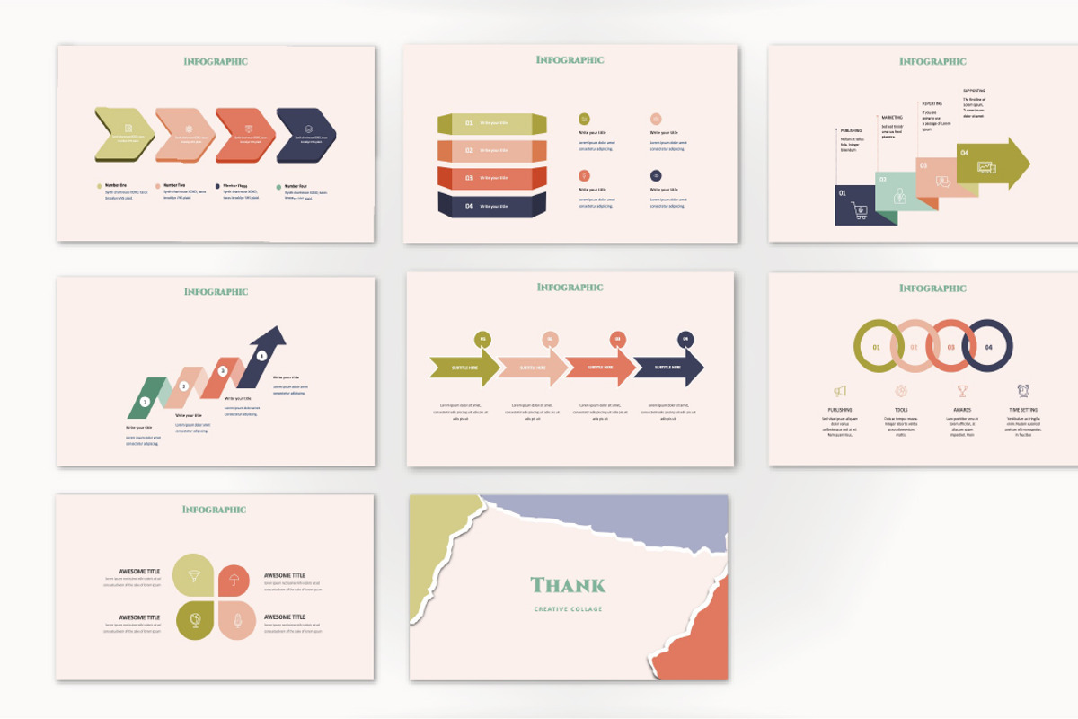 Vasper Collage PowerPoint, a Presentation Template by Overcloud (Photo 4 of 4)