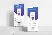Mobile App Promotional Rollup Banner, a Stationery Template by graphix_shiv (Thumbnail 2 of 4)
