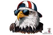 Eagle American Patriotic PNG Bundle, a Graphic by Clipart Bloom (Thumbnail 8 of 11)