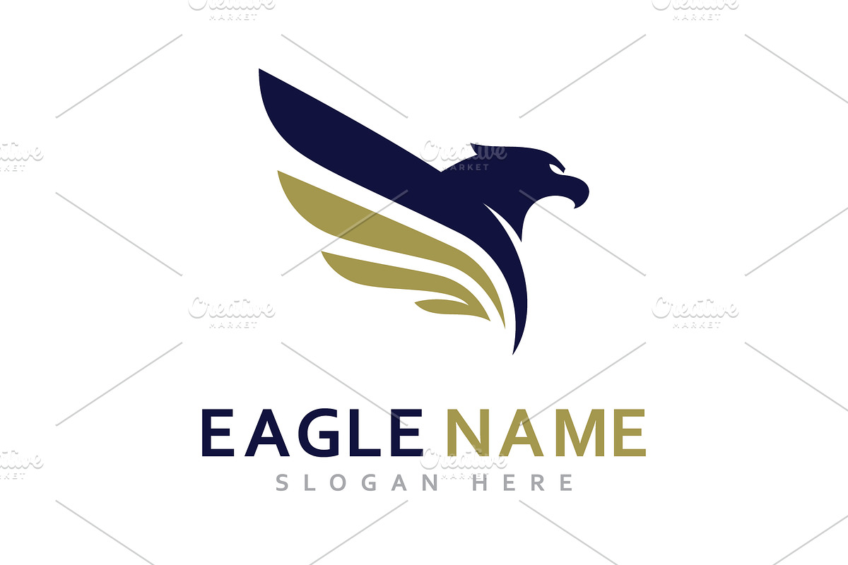 Eagle Logo Design Vector  Eagle wing, a Branding & Logo Template by T.Vooka