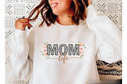 Mom Life Svg, Mother's Day Png, an Illustration by Designking (Thumbnail 6 of 6)