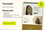 Therapist Wix Studio Website, a Wix Template by Template Twist Shop (Thumbnail 5 of 9)