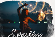 80 Wedding Sparklers Photo Overlays, a Plug-in Add-On by ZephyrDigital (Thumbnail 1 of 5)