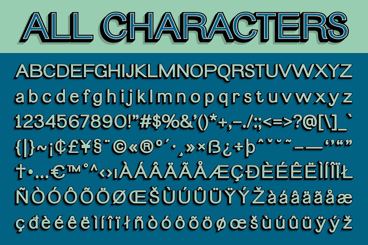 Lazario 3D, a Sans Serif Font by Craft Supply Co. (Photo 8 of 8)