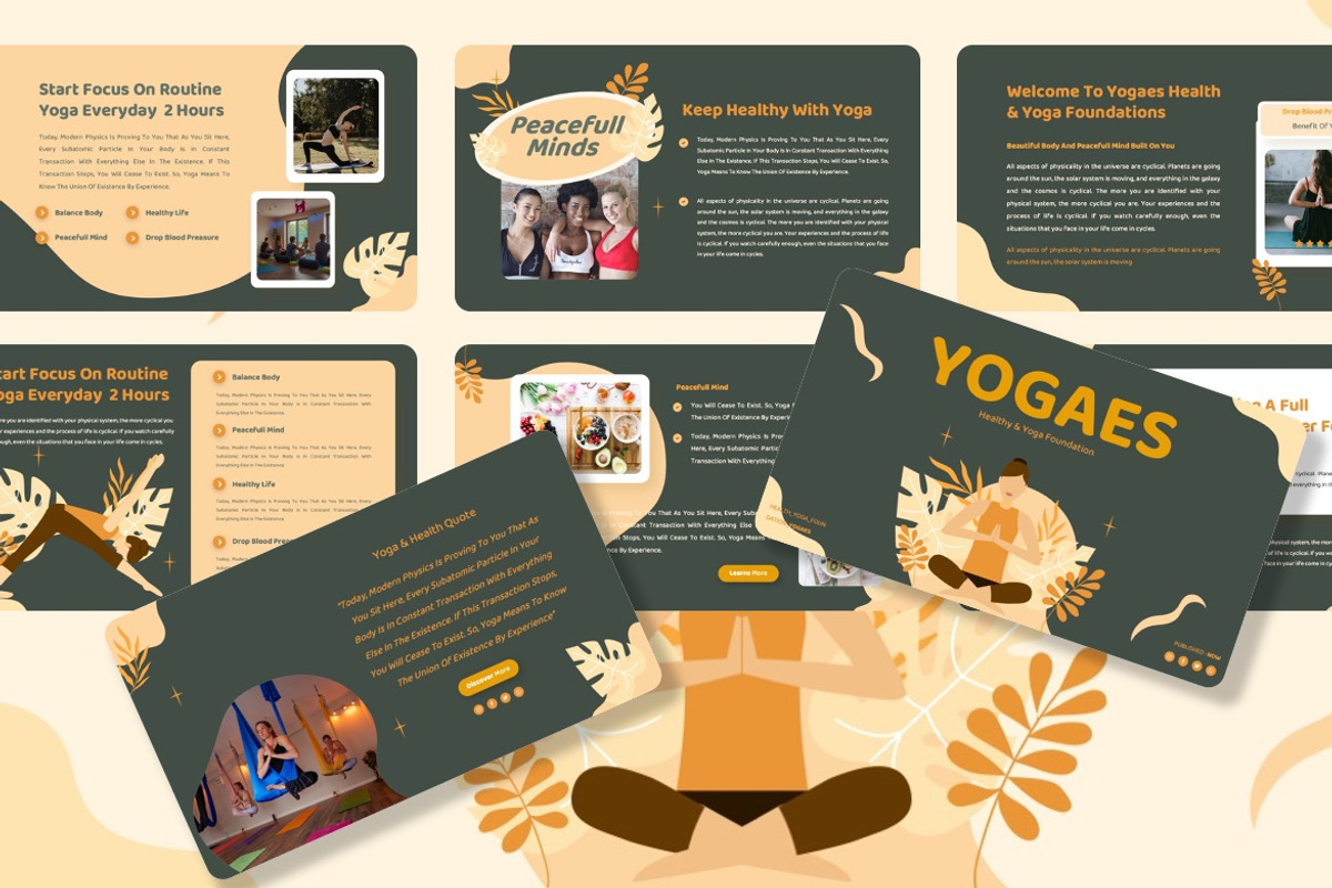 Yogaes - Yoga Keynote, a Presentation Template by Dhabee (Photo 5 of 8)