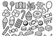 Hand drawn candy collection. Doodle, an Object Illustration by Voodz_shop (Thumbnail 3 of 3)