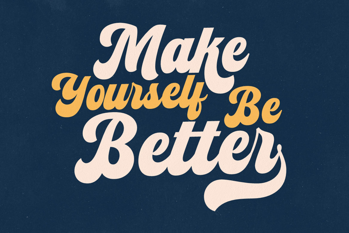 Mordis Lettering Font Retro, a Handwritten Font by HansCo Studio (Photo 2 of 8)