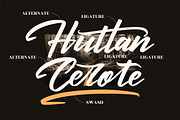 Huttan Cerote Script Font LS, a Script Font by GranzCreative (Thumbnail 2 of 16)