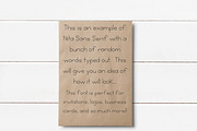 Nita  - a Sans Serif Font, a Sans Serif Font by lillie belles designs (Thumbnail 4 of 5)