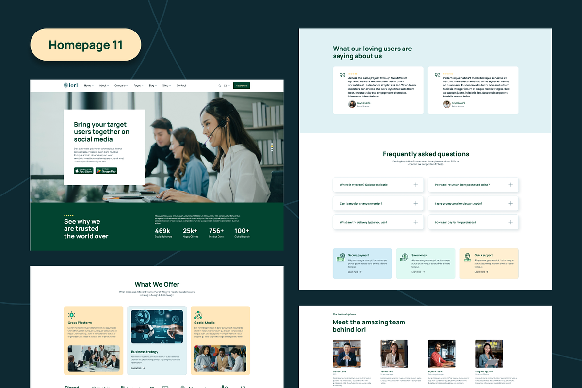 iori - Startup & SaaS Figma Template, an UI Kit Template by AliThemes (Photo 12 of 13)