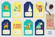 Christmas Gift Tag, cupcakes toppers, an Object Graphic by KundolaArt (Thumbnail 2 of 5)