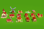 Cartoon Easter Village, an Environmental 3D Model by Souchenki (Thumbnail 29 of 31)