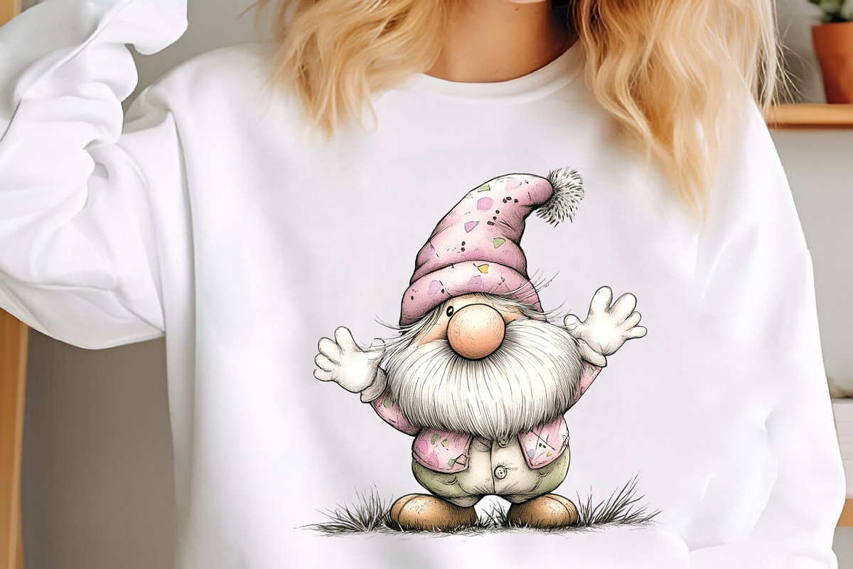 Whimsical Easter Gnome Clipart, an Illustration by designcity5 (Photo 4 of 5)