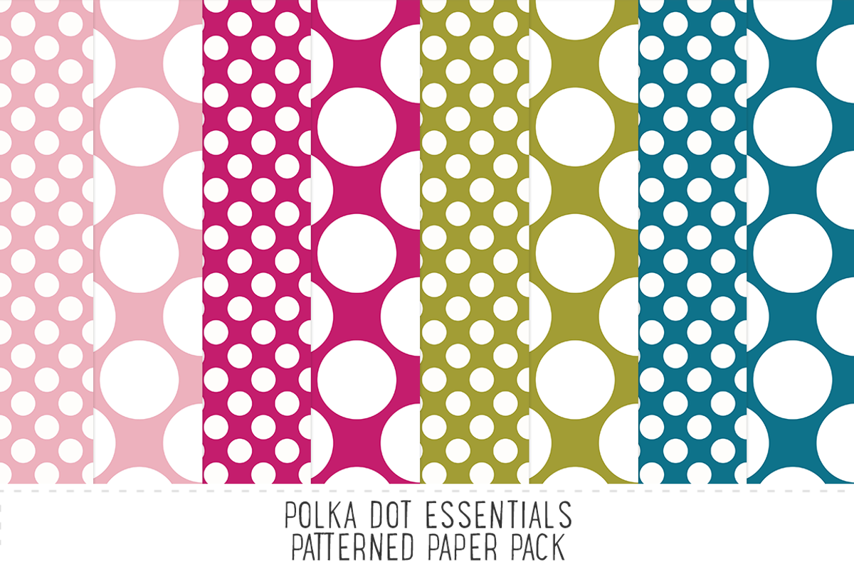 Fuchsia Pattern Paper Pack, a Pattern Graphic by Angie Sandy (Photo 2 of 2)