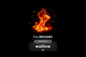 Fire And Flames Photoshop Brushes