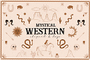 Mystical Western logo collection, a Branding & Logo Template by Mio Buono (Thumbnail 1 of 13)