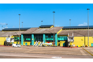 Terminal building of Piarco, an Architecture Photo by Leonid Andronov