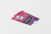 Rock Panda Monster Business Card, a Business Card Template by Odin_Design (Thumbnail 2 of 2)
