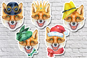 Watercolor red fox, an Animal Illustration by Watercolor fantasy (Thumbnail 5 of 5)