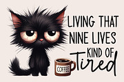 Funny Cat Sarcastic Sassy Bundle Png, an Illustration by Designworld (Thumbnail 8 of 11)