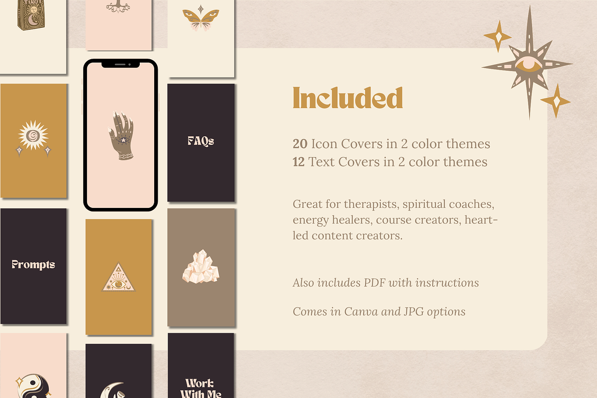 Spiritual Instagram Highlight Icons, an Icon by Liseno Designs (Photo 6 of 6)