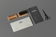 Barber Shop Branding Mock-up, a Product Mockup by zippypixelstudio (Thumbnail 4 of 11)