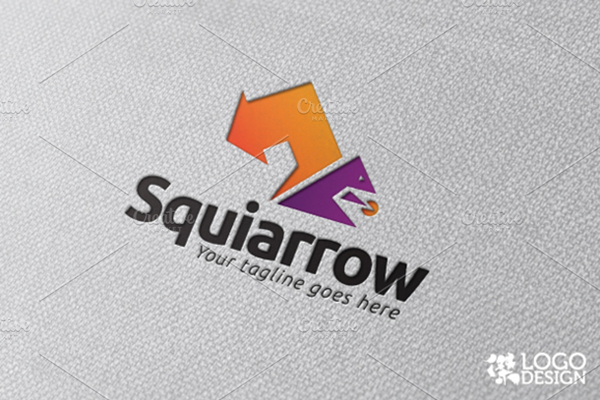 Squiarrow, a Branding & Logo Template by KitCreativeStudio2 (Photo 2 of 5)