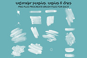 Watercolor Swashes, Washes & Drips, a Brush Add-On by Nancy Ingersoll (Thumbnail 3 of 7)
