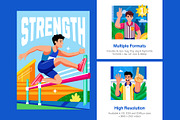 Bundle of Sports and Athletics Pack, a Sport Illustration by Creative Stall (Thumbnail 2 of 10)