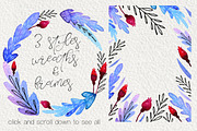 Ice Wine. Watercolor design set, a Decorative Illustration by Astel (Thumbnail 2 of 6)
