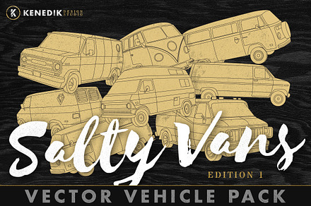 Salty Vans - Vector Vehicle pack 1