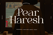 Pear Haresh - Modern Ligature Serif, a Serif Font by RagamKata (Thumbnail 1 of 10)