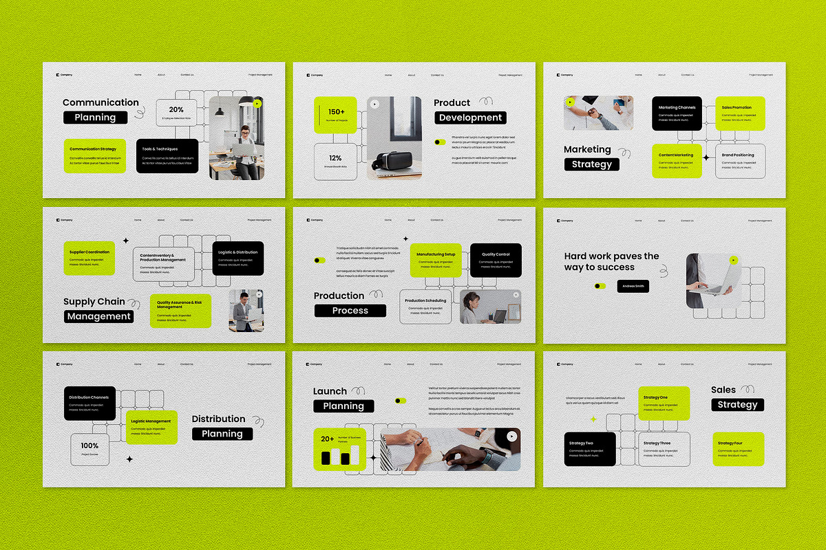 Project Management Presentation, a Presentation Template by graphicook (Photo 5 of 5)