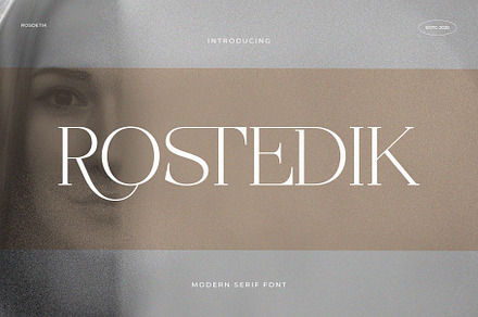Rostedik – Modern Display Serif Font
